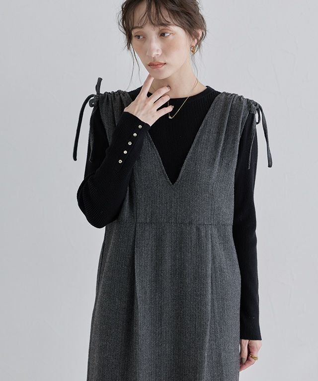 160cm / チャコール / M