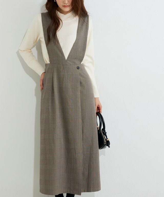 166cm / チェック / ブラウン / M