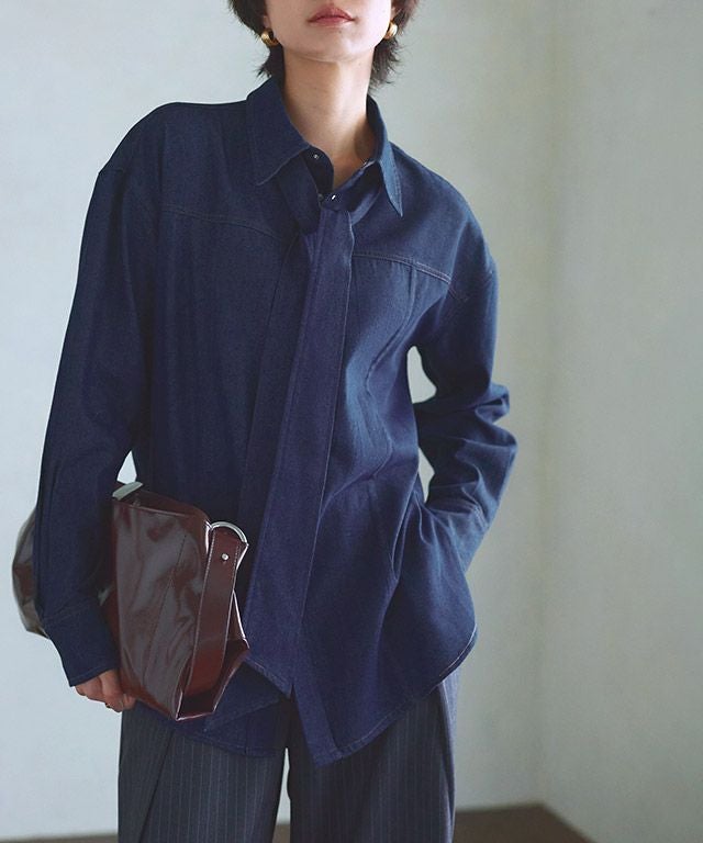 RASW]デニムリボンシャツ | 【公式】Pierrot（ピエロ）レディース