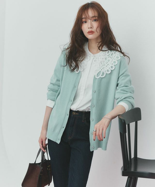 プレミアムカシミヤタッチオーバーサイズカーディガン ◇送料無料