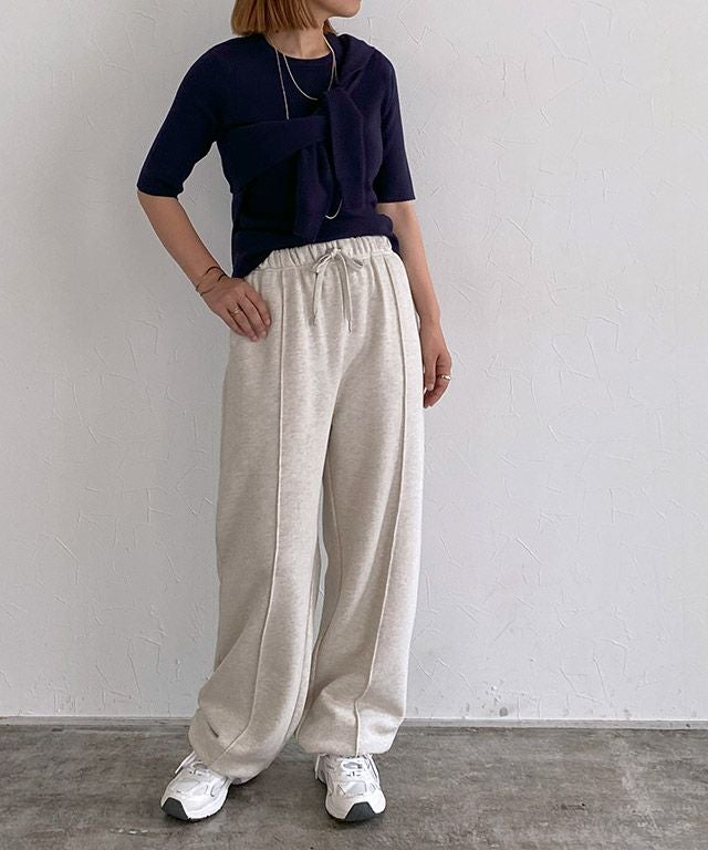 RASW]2wayピンタックプレーティングスウェットパンツ | 【公式