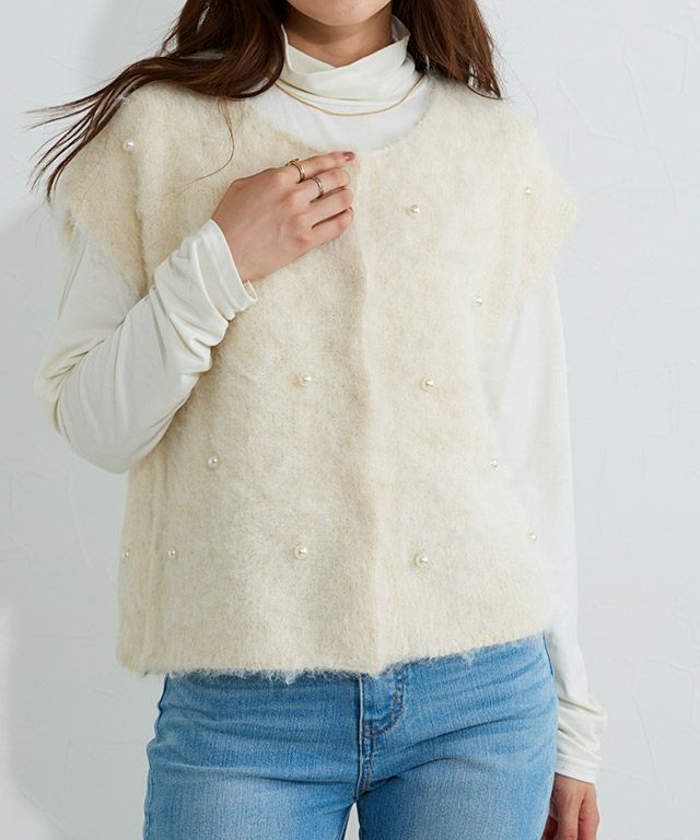 パールフレンチベスト