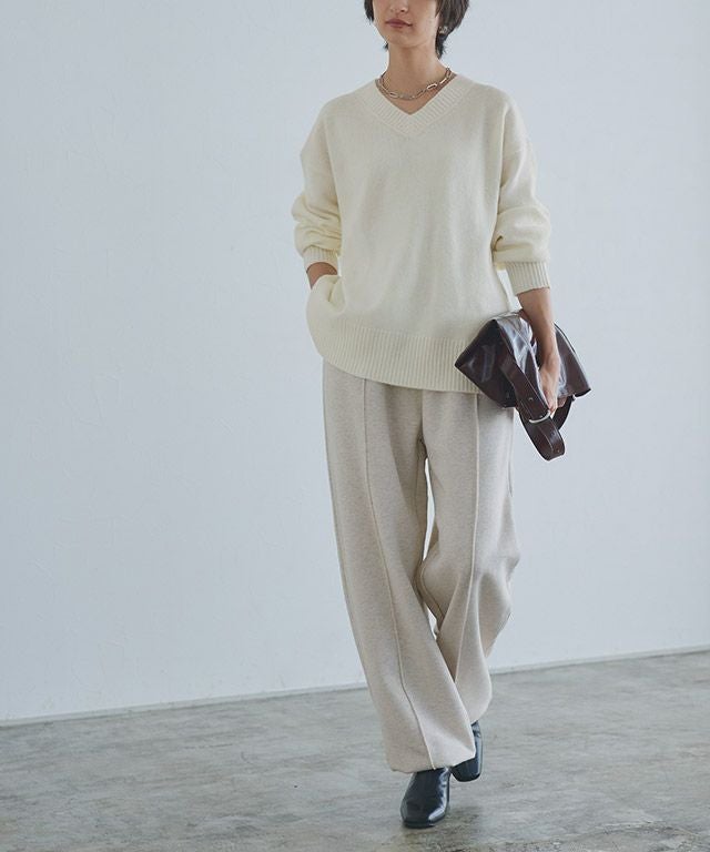 RASW]Vネックウールミックスニット 【木村えりなさんYouTube紹介