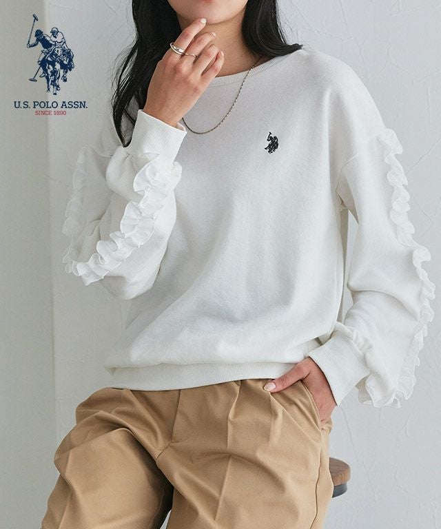 U.S.POLO ASSN.】フリルスウェット【Pierrot】 | 【公式】Pierrot