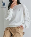 【U.S.POLO ASSN.】フリルスウェット【Pierrot】