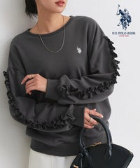 【U.S.POLO ASSN.】フリルスウェット【Pierrot】