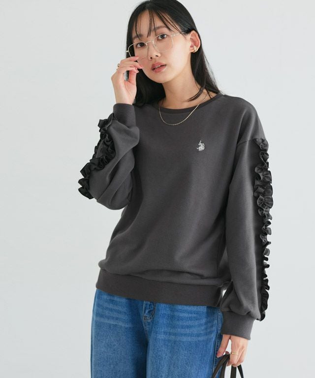 162cm / チャコール×オフホワイト / M