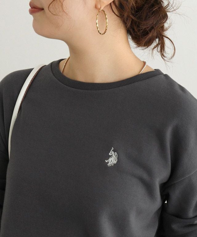 157cm / チャコール×オフホワイト / M