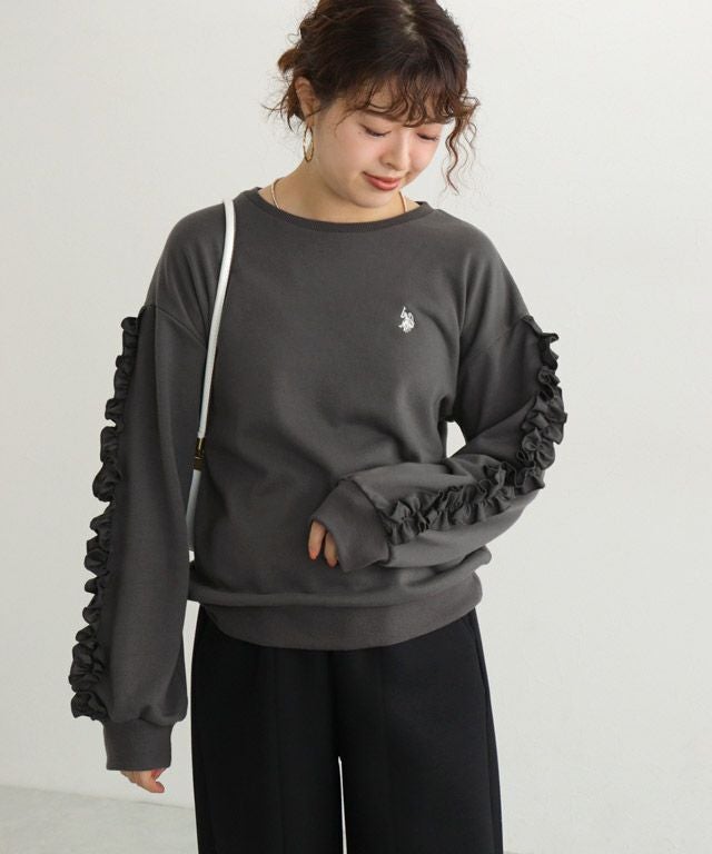 U.S.POLO ASSN.】フリルスウェット【Pierrot】 | 【公式】Pierrot