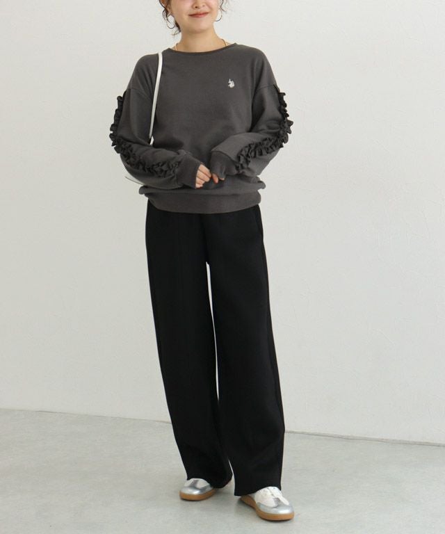 157cm / チャコール×オフホワイト / M