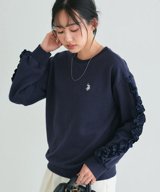 162cm / ネイビー×オフホワイト / M