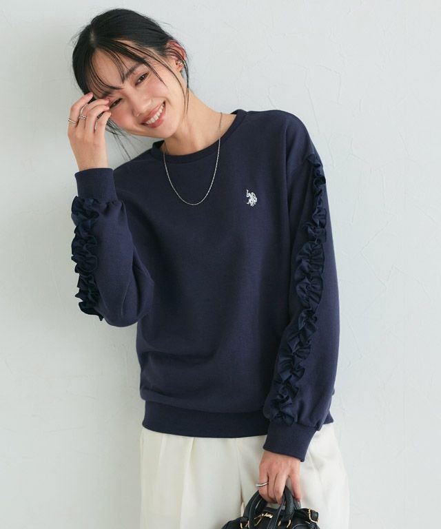 162cm / ネイビー×オフホワイト / M