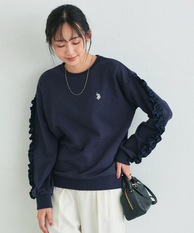 162cm / ネイビー×オフホワイト / M