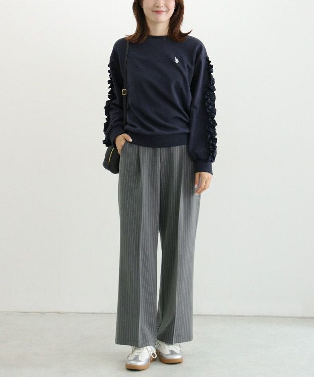 163cm / ネイビー×オフホワイト / M