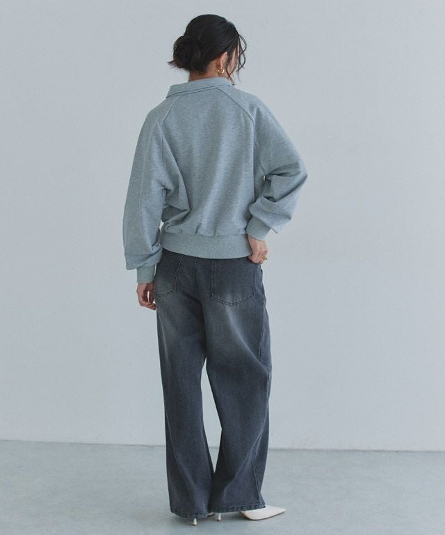 163cm / 杢グレー / M