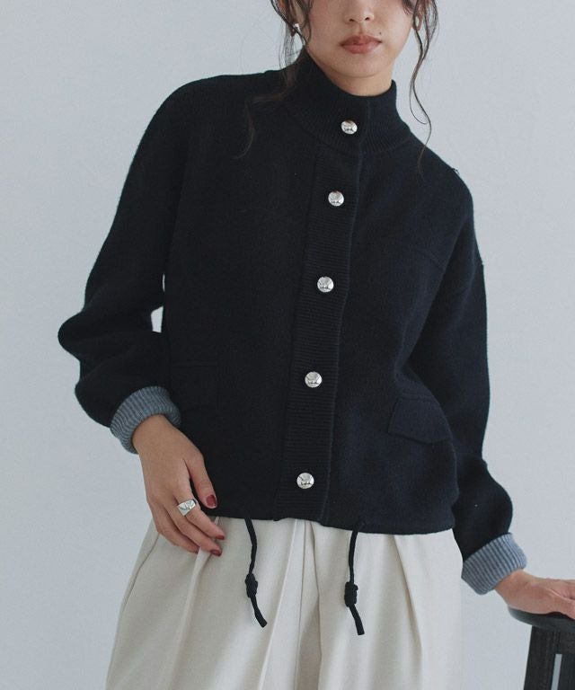 163cm / ブラック×杢グレー / M