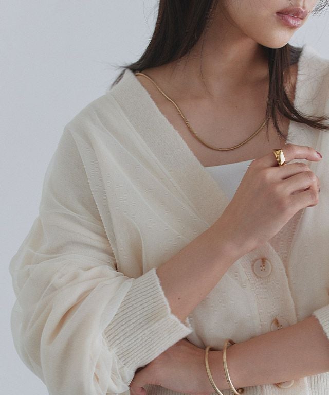 163cm / アイボリー×アイボリー / M