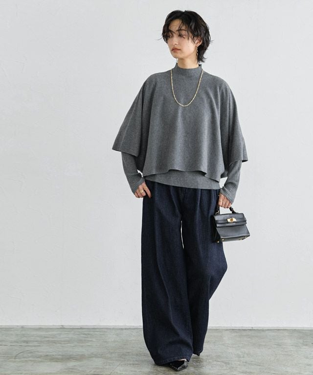 166cm / 杢グレー / M