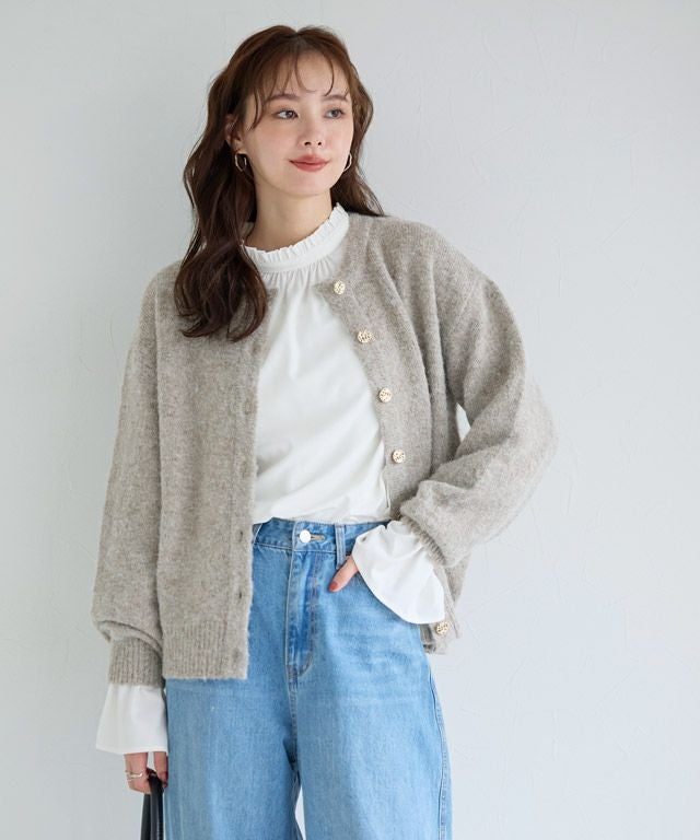 F会場】フリル襟シャーリングブラウス【Pierrot】 | 【公式】Pierrot