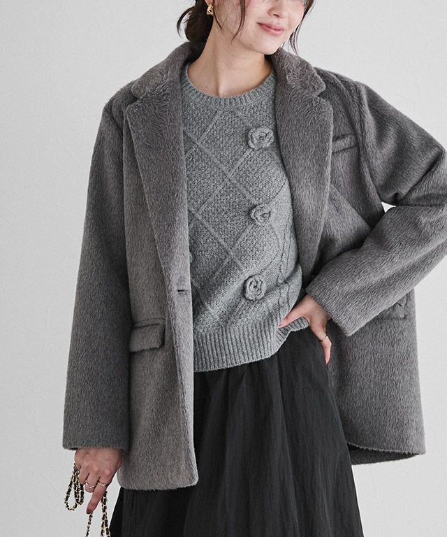 ローズモチーフニット | 【公式】Pierrot（ピエロ）レディース