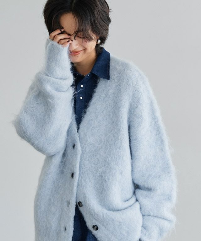 166cm / 杢ライトブルー / M