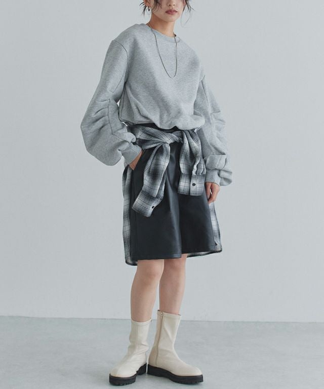 163cm / 杢グレー / M