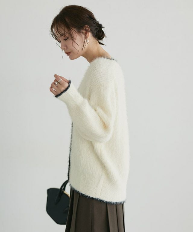 167cm / アイボリー×ブラック / M