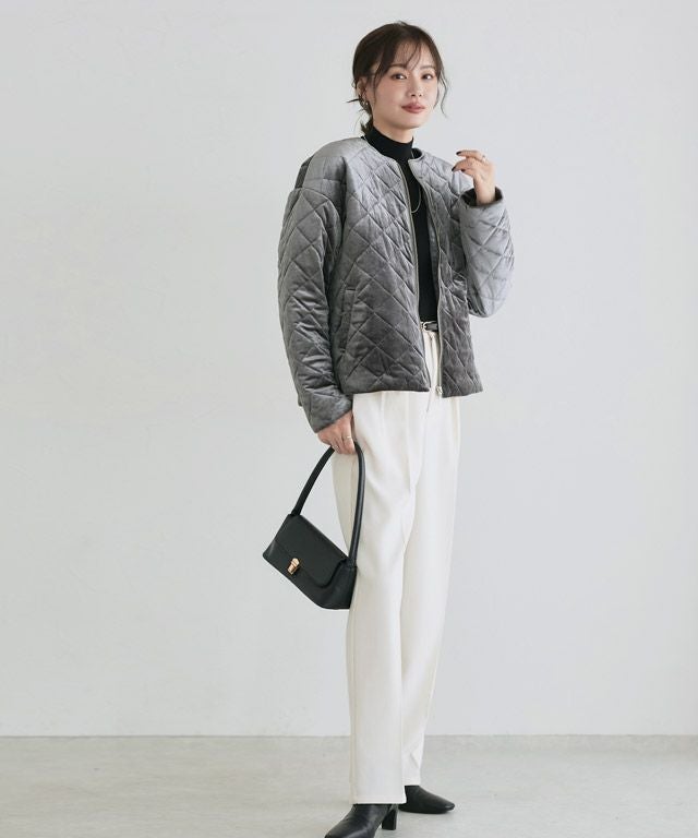 ベロアキルティングブルゾン | 【公式】Pierrot（ピエロ）レディース