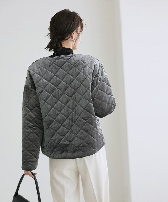 ベロアキルティングブルゾン | 【公式】Pierrot（ピエロ）レディース