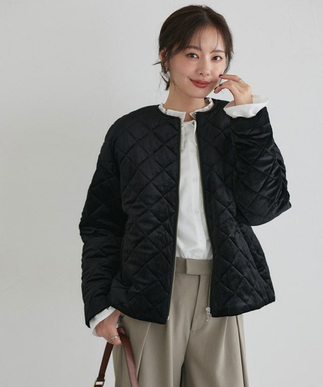 ベロアキルティングブルゾン | 【公式】Pierrot（ピエロ）レディース