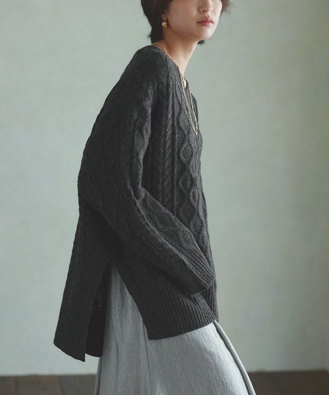 166cm / 杢ブラック / M