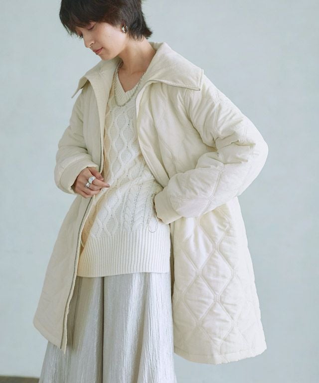 RASW]デザインキルトドロストコート◇送料無料【スピード配送