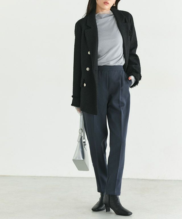 160cm / ラメ / シルバーグレー / M