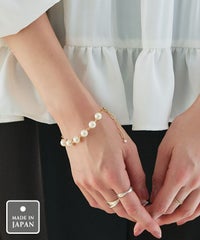 パールチェーンブレスレット