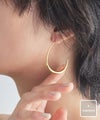 [RASW]stainlessドロップフックピアス