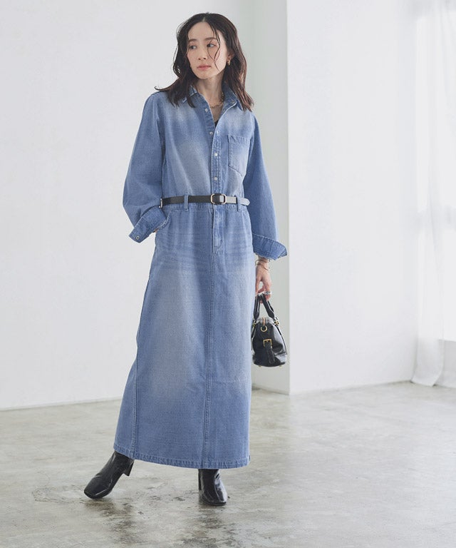 163cm / サックス / M
