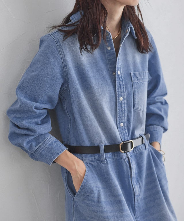 163cm / サックス / M