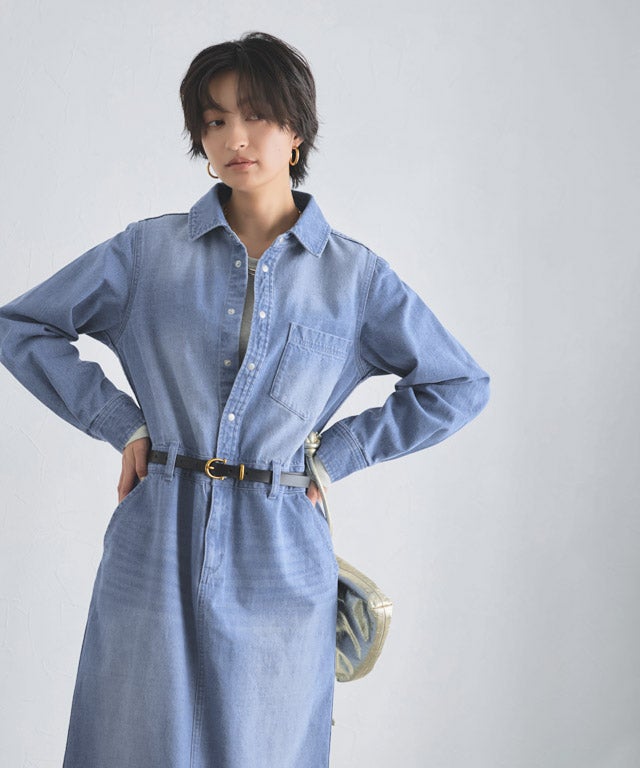 166cm / サックス / M