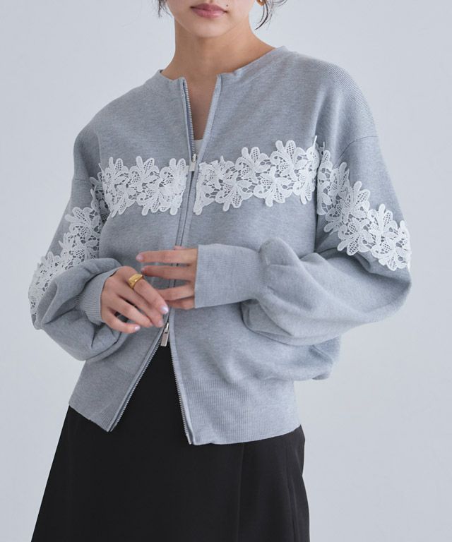 163cm / 杢ライトグレー / M