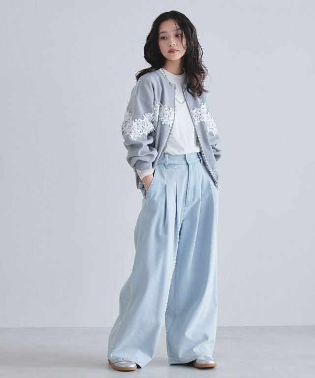 163cm / 杢ライトグレー / M