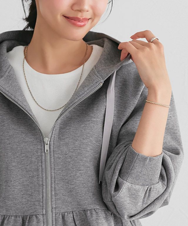 162cm / 杢グレー / M