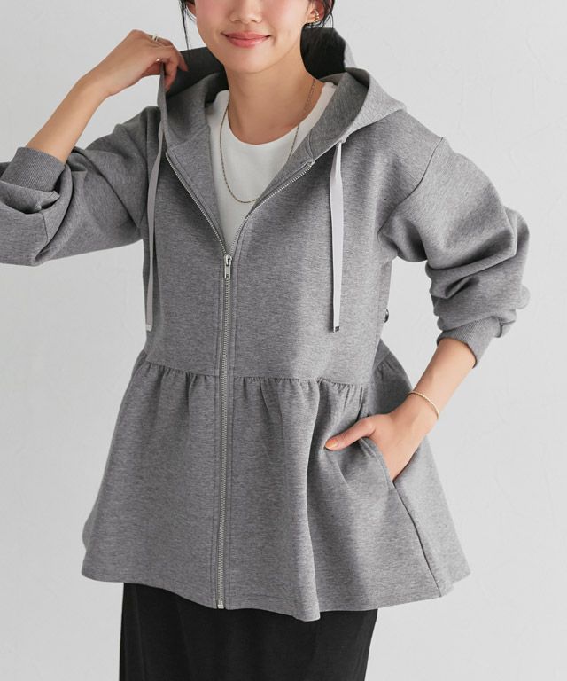 162cm / 杢グレー / M