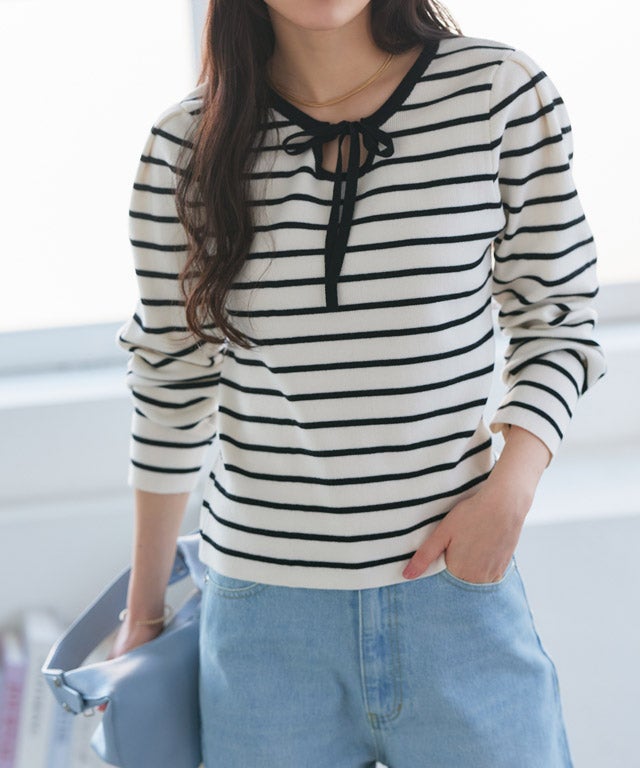 160cm / オフホワイト×ブラック / M