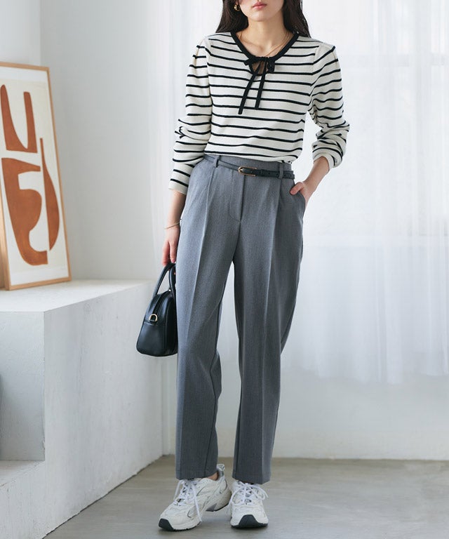 160cm / オフホワイト×ブラック / M