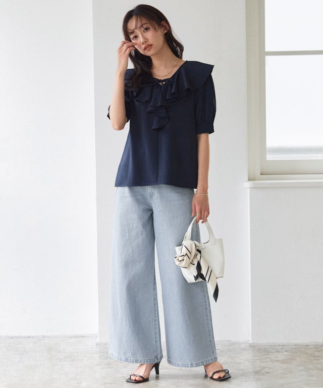 162cm / サックス / M