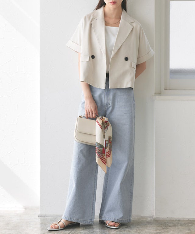 163cm / サックス / M