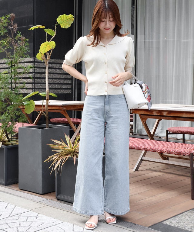 163cm / サックス / M