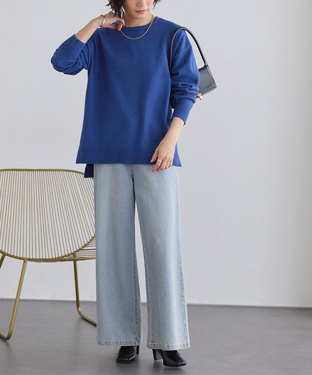 163cm / サックス / M