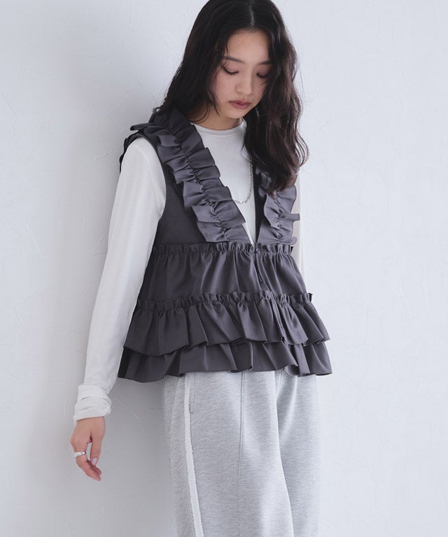 163cm / チャコール / M