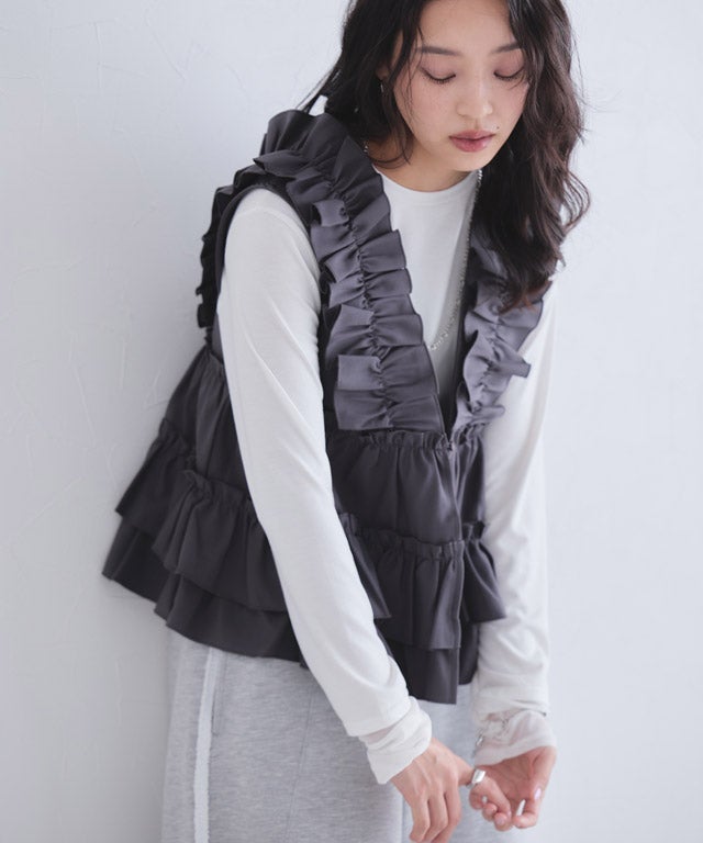 163cm / チャコール / M